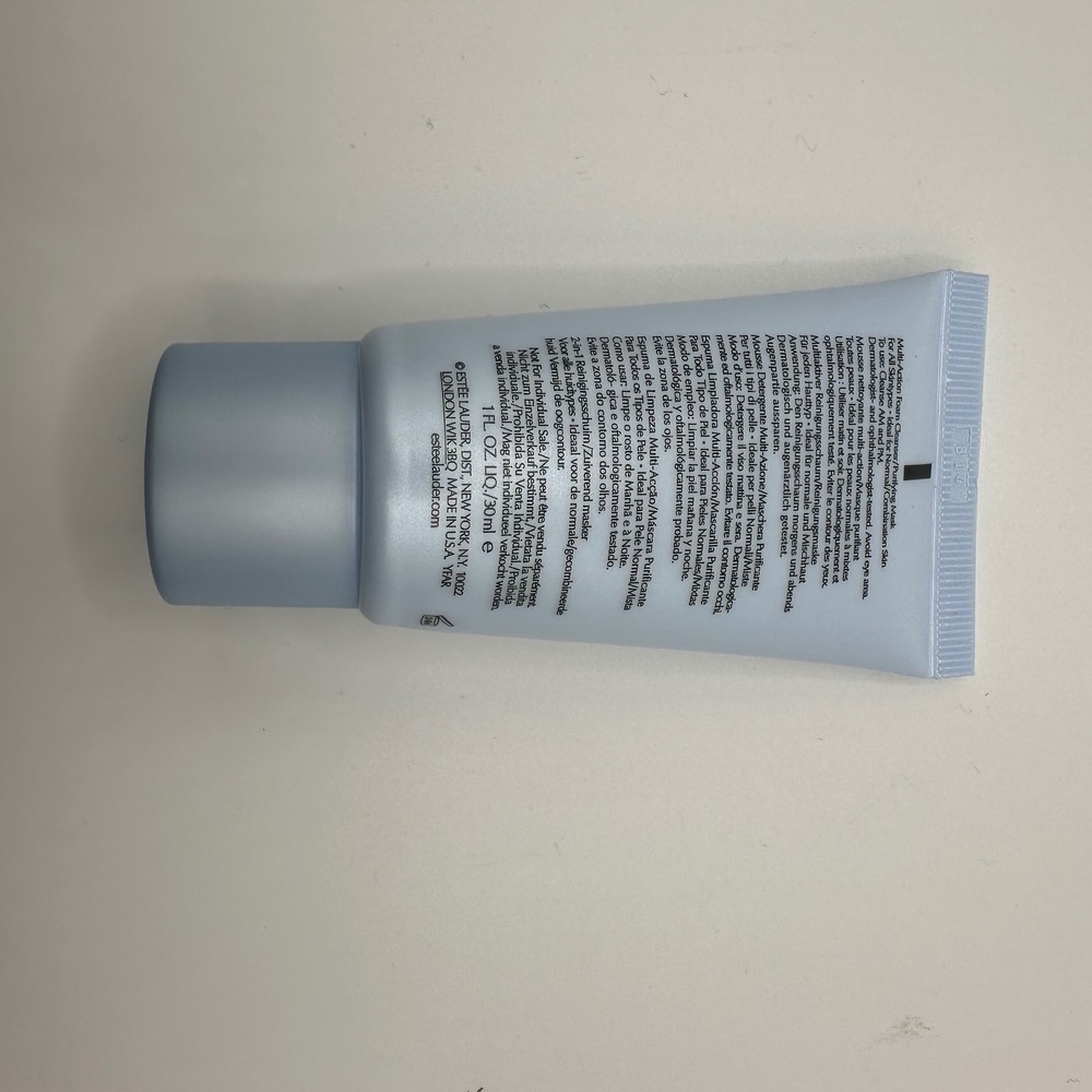Estee Lauder Perfectly Clean Multi Action Foam Cleanser Purifying Mask 1 Oz New - Picture 2 of 2